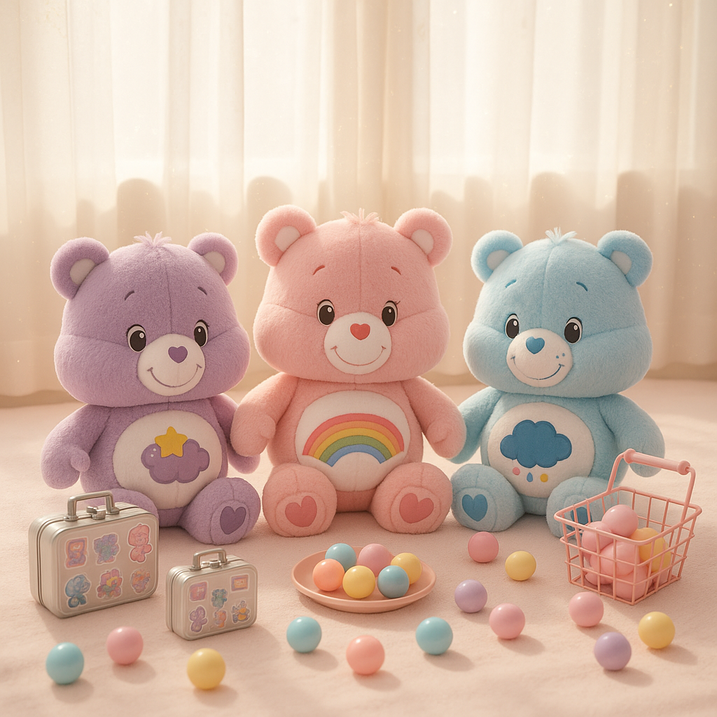 B-【Car.e Bears】Lucky Scoop Suitcase Set – 14" Edition