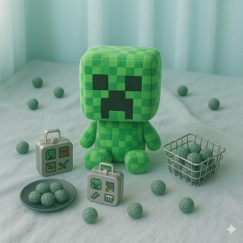 A-【Min.ecraft】Lucky Scoop Suitcase Set – 14" Edition