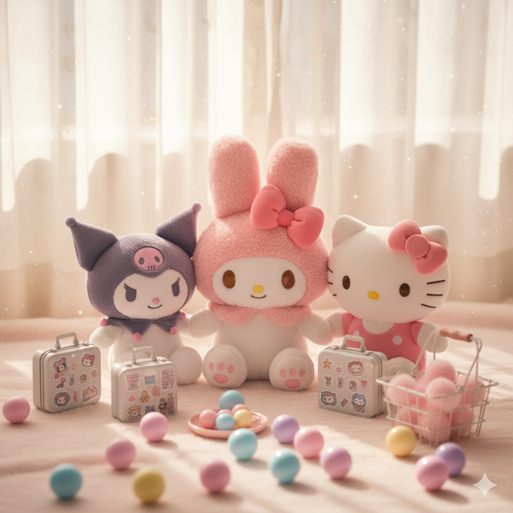 Lucky Scoop ハローキティ ぬいぐるみ A-【Sanr,io】Lucky Scoop Suitcase Set – 14