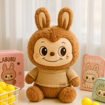 B-【La.bu.bu】 Lucky Scoop Suitcase Set – 14" Edition