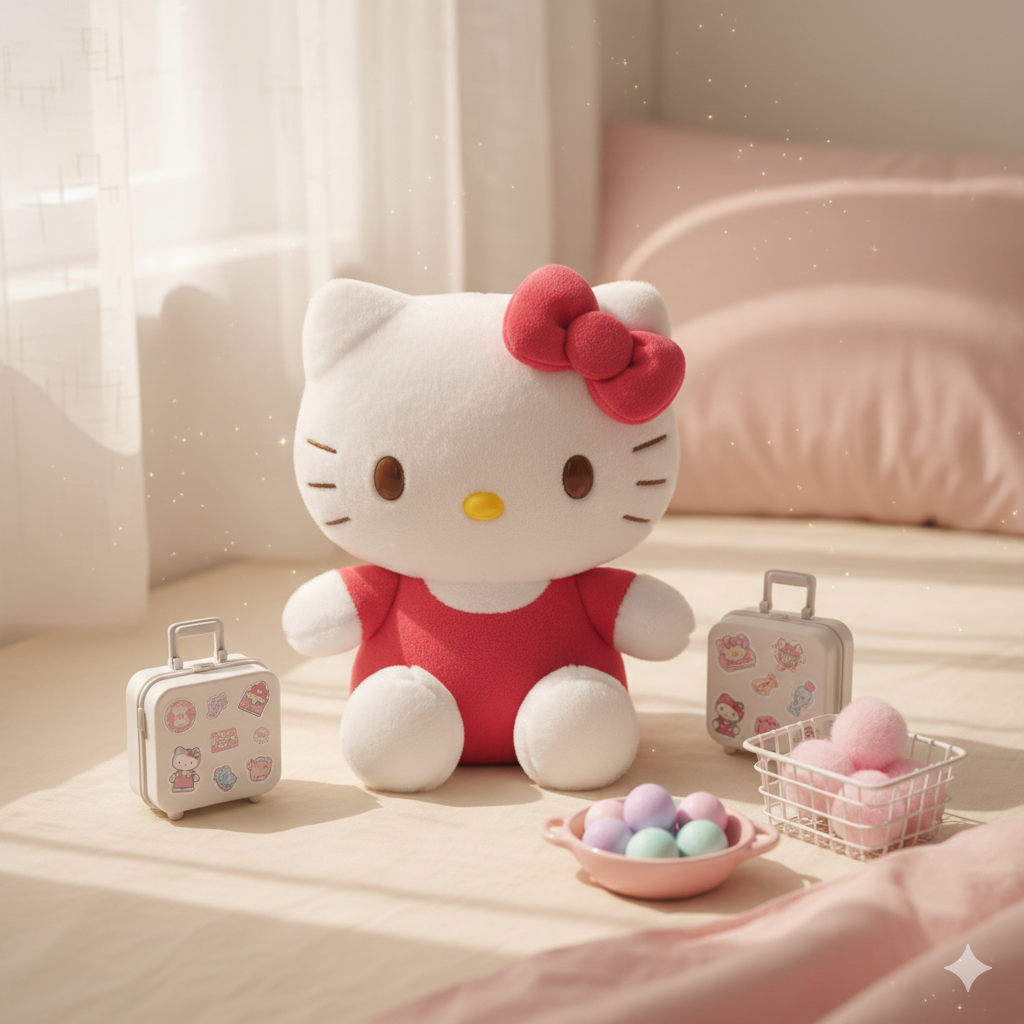Lucky Scoop ハローキティ ぬいぐるみ A-【Sanr,io】Lucky Scoop Suitcase Set – 14