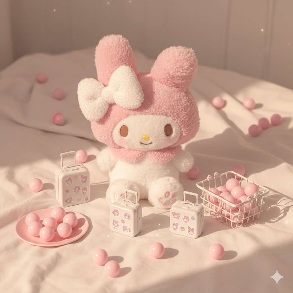 A-【Sanr,io】Lucky Scoop Suitcase Set – 14